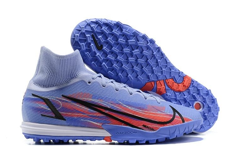 2024&25 Mercurial Superfly Elite KM TF Light Thistle Indigo Burst Bright Crimson Metallic Silver