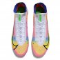 2024&25 Mercurial Superfly VIII Dragonfly Elite AG-PRO White Metallic Silver Dark Raisin
