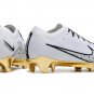 2024&25  Mercurial Vapor 15 Elite FG - WhiteGoldBlack
