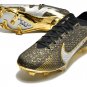 2024&25  Mercurial Vapor 15 Elite FG Custom - BlackGoldWhite