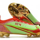 2024&25 Mercurial Vapor XIV Elite FG Mbappe Green Red Gold
