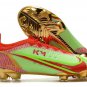 2024&25 Mercurial Vapor XIV Elite FG Mbappe Green Red Gold