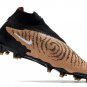 2024&25 Phantom GX Elite DF FG Link Football Boots - BlackWhiteDark Smoke Yellow