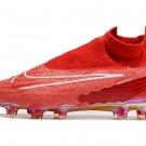 2024&25 Phantom GX Elite DF FG Link Football Boots - RedWhiteBurgundy Crush