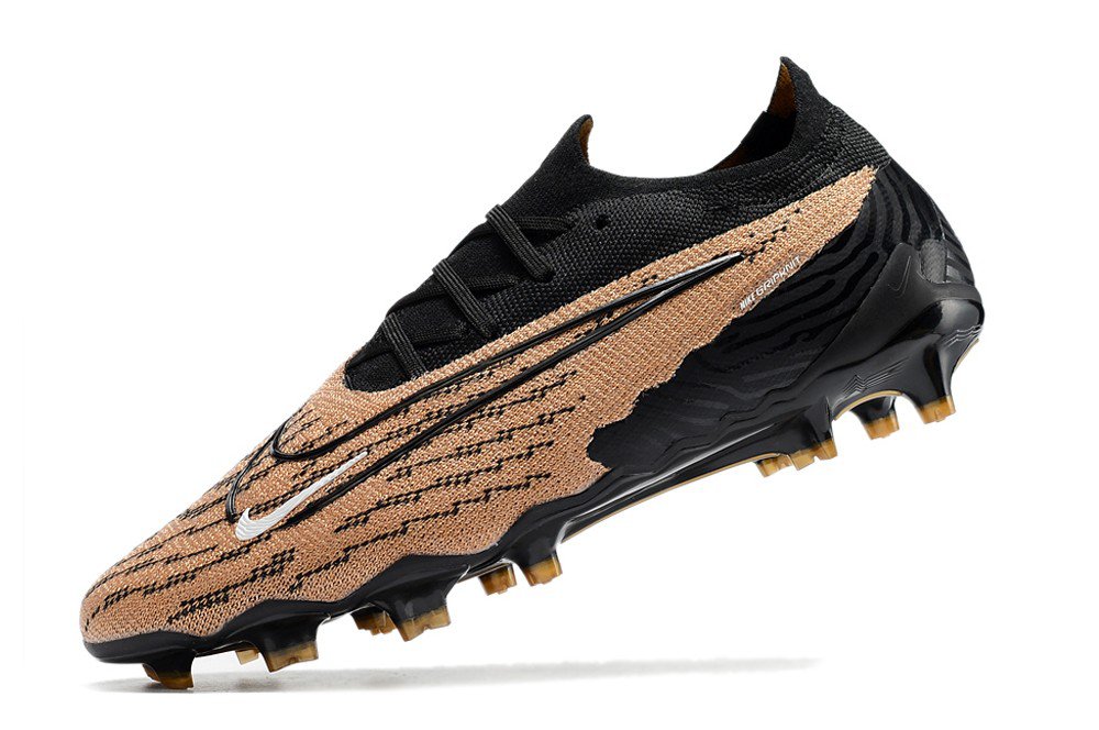 2024&25 Phantom GX Elite FG Link Football Boots - BlackWhiteDark Smoke Yellow