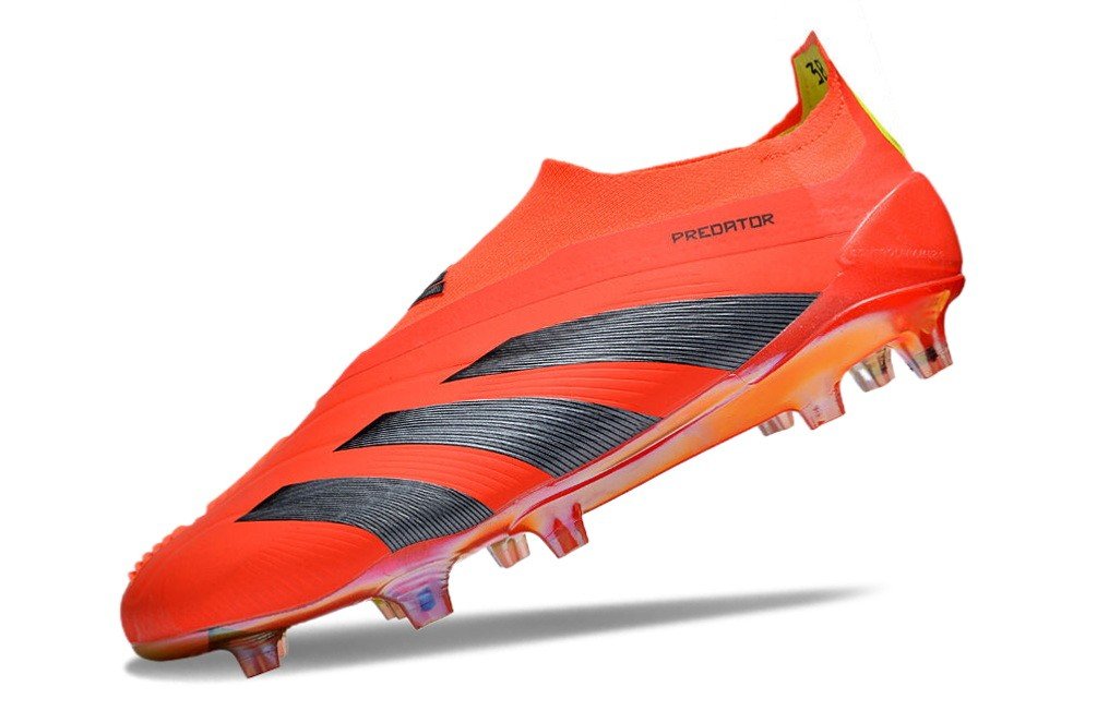 2024&25 Predator Elite Laceless FG Predstrike - Solar RedBlackSolar Yellow