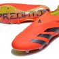 2024&25 Predator Elite Laceless FG Predstrike - Solar RedBlackSolar Yellow