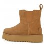 UGG W CHELSEA PLATFORM MINI SIZE 10 CHESTNUT NIB