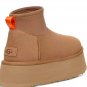 UGG W CHELSEA PLATFORM MINI SIZE 10 CHESTNUT NIB