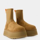 Classic Dipper Ankle Boots - Ugg - Leather - Chestnut