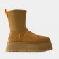 Classic Dipper Ankle Boots - Ugg - Leather - Chestnut