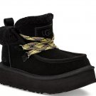 Women's Funkarra Cabin Cuffed Lace-Up Cold-Weather Booties