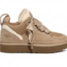 UGG LOWMEL SAND SUEDE TEXTILE SPORTTY SHOES