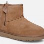 UGG CLASSIC MINI BAILEY ZIP CHESTNUT SUEDE ANKLE WOMEN'S BOOTS