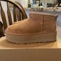 UGG classic ultra mini platform in chestnut