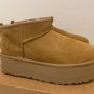 UGG classic ultra mini platform in chestnut