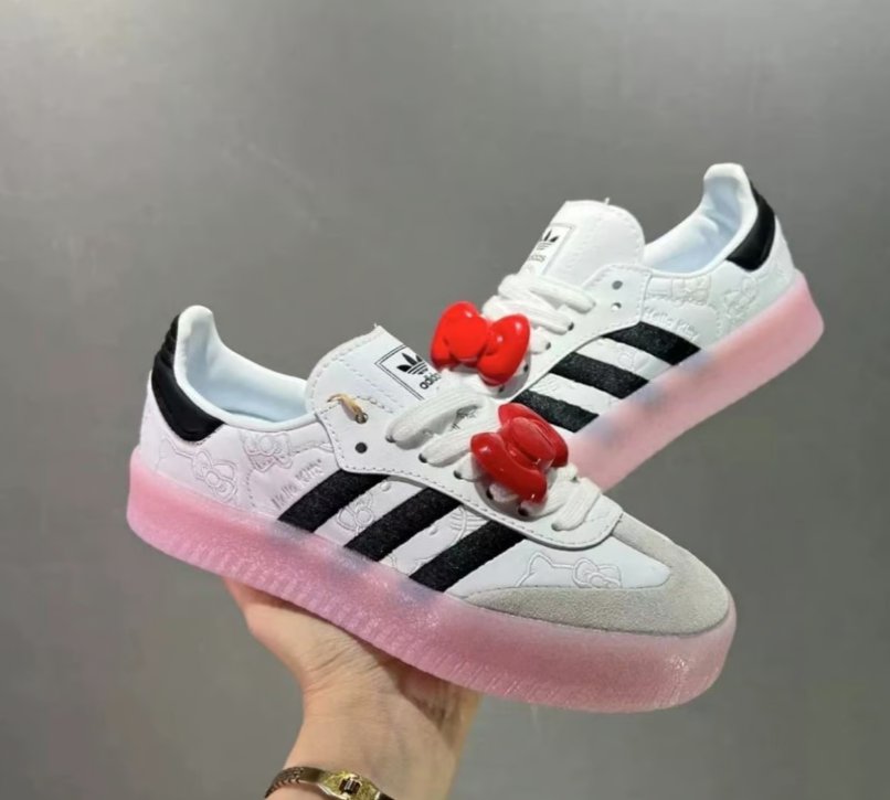 Hello Kitty x Wmns Sambae 'White Black Clear Pink'
