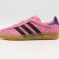 NWT Adidas Gazelle Pink Black Purple Glow Sneaker Gum Sole Sport Shoes