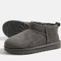 UGG Grey Classic Ultra-Mini Boots