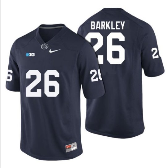 Men's Penn State Nittany Lions #26 Saquon Barkley College Jersey