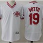 Men's CIN #19 Joey Votto Retro stitched jersey white