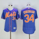 Men's NYM34 Noah Syndergaard Blue Flexbase Player Jersey