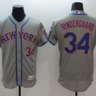 Men's NYM#34 SYNDERGAARD Jersey Gray Embroidery