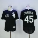 Men's CWS 45 Michael Jordan Black Flexbase Player Jerseys
