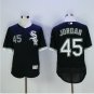 Men's CWS 45 Michael Jordan Black Flexbase Player Jerseys