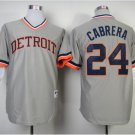 Men's  DET 24 Miguel Cabrera Gray 1970 Turn Back The Clock Jersey