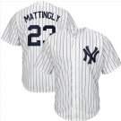 Mens & Youth  Yankees #23 Don Mattingly White Cool Base Stitched Jerseys