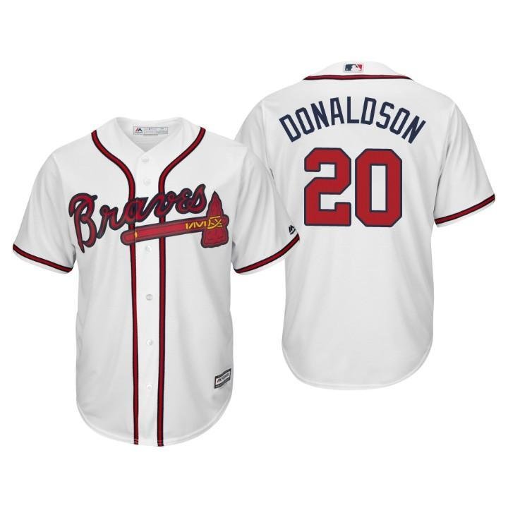 men's Josh Donaldson ATL cool base jersey white