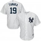 Youth NYY #19 Masahiro Tanaka White cool Base Player Jersey