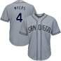 Men's SDP #4 Wil Myers gray road cool base Jersey