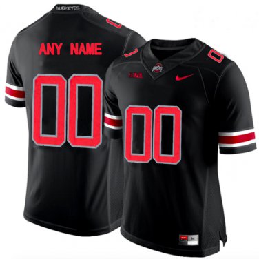 custom black ohio state jersey