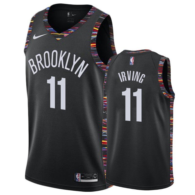 Men's / Youth Brooklyn Nets #11 Kyrie Irving City Edition Jersey Black