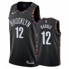 Men's and Youth Brooklyn Nets #12 Joe Harris City Edition Jersey Black