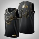 Men's Miami Heat #14 Tyler Herro Golden Edition Jersey Black