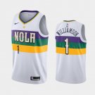 Men's / Youth New Orleans Pelicans #1 Zion Williamson City Edition Jersey White
