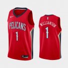 Men's / Youth New Orleans Pelicans #1 Zion Williamson Statement Jersey Red