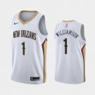 Men's / Youth New Orleans Pelicans #1 Zion Williamson Association Jersey White