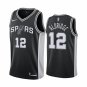Men's San Antonio Spurs #12 LaMarcus Aldridge Icon Black Jersey