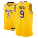 Men's Los Angeles Lakers #9 Rajon Rondo Icon Jersey Gold yellow