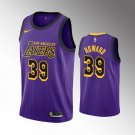 Men's Los Angeles Lakers #39 Dwight Howard City Edition Purple Jersey