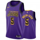 Men's Los Angeles Lakers #5 Talen Horton-Tucker City Edition Purple Jersey