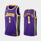 Men's Los Angeles Lakers #1 Kentavious Caldwell-Pope Statement Jersey Purple