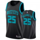 Men's Charlotte Hornets #25 P.J. Washington City Edition Black Jersey