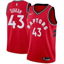 Men & Youth  Pascal Siakam  Toronto jersey red