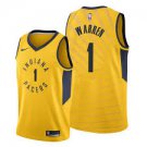 Men's  TJ Warren indiana stitched  jersey gold
