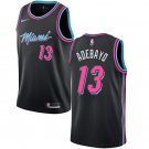 Men's / Youth  Bam Adebayo Miami Heats  black Jersey city edition